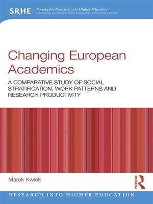 cover image of Changing European Academics